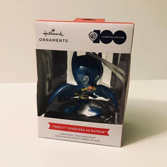 Hallmark Looney Tunes Tweety Bird Disguised  as Batman Christmas Ornament - Picture 12 of 13